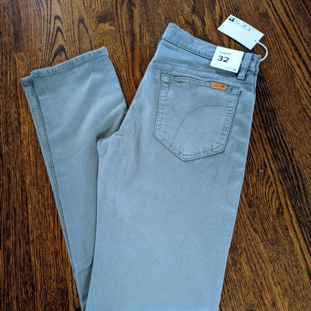 Slim fit olive green Joe's jeans